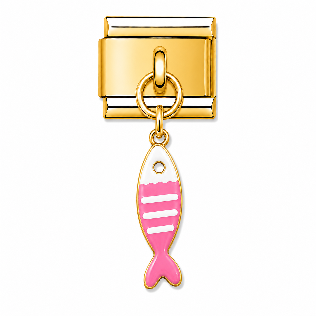 Gold pink fish