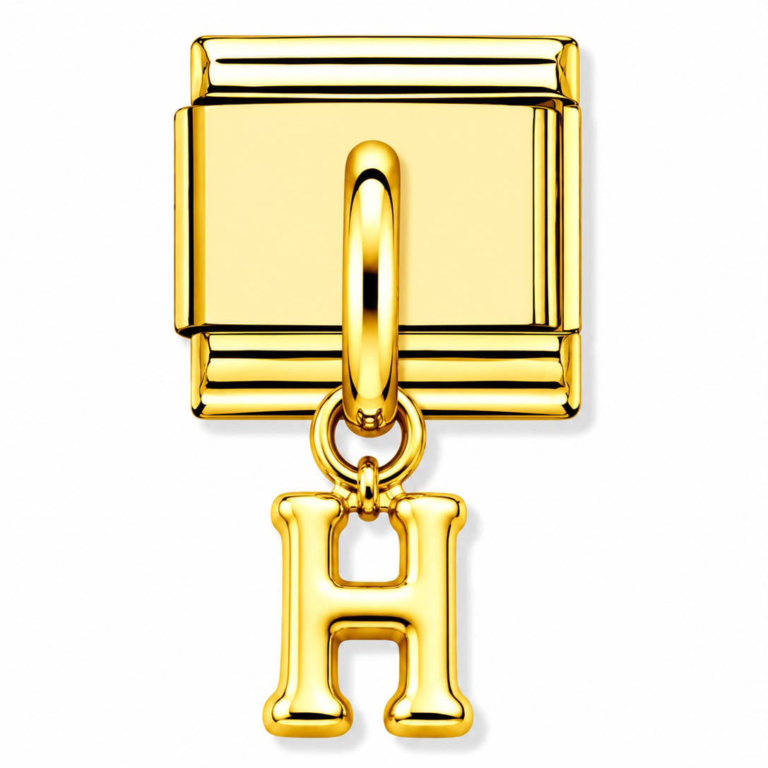 Letter H Gold