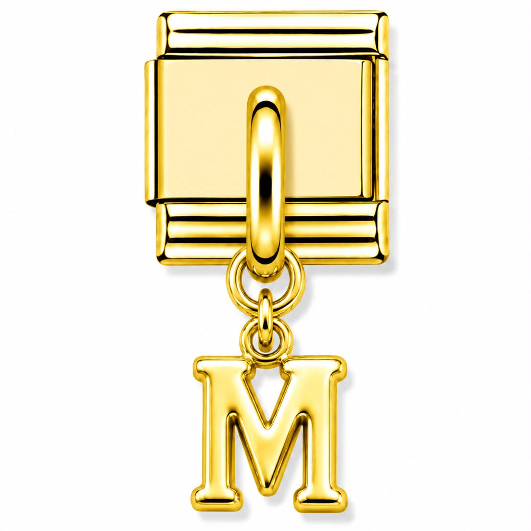 Letter M Gold