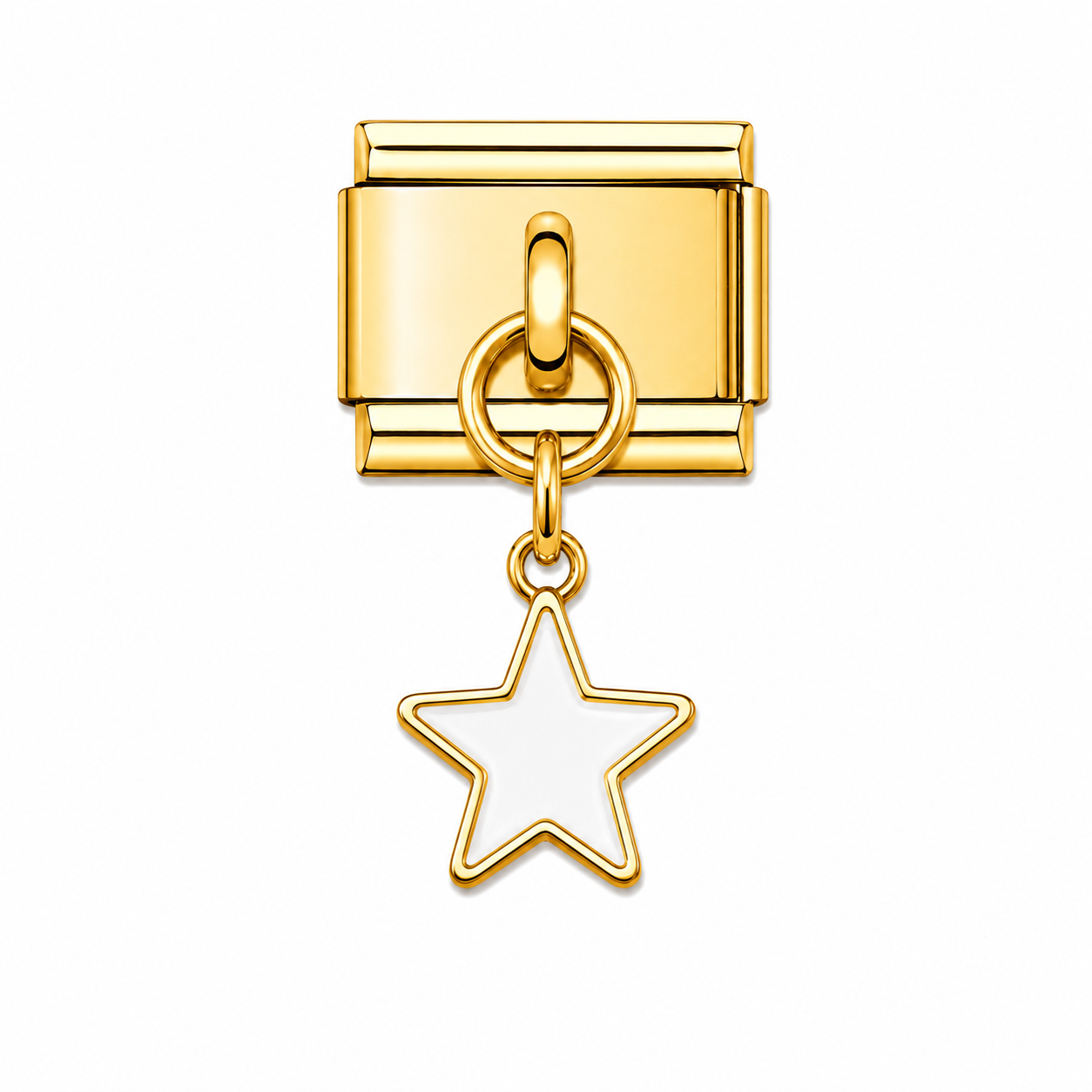 Gold White Star