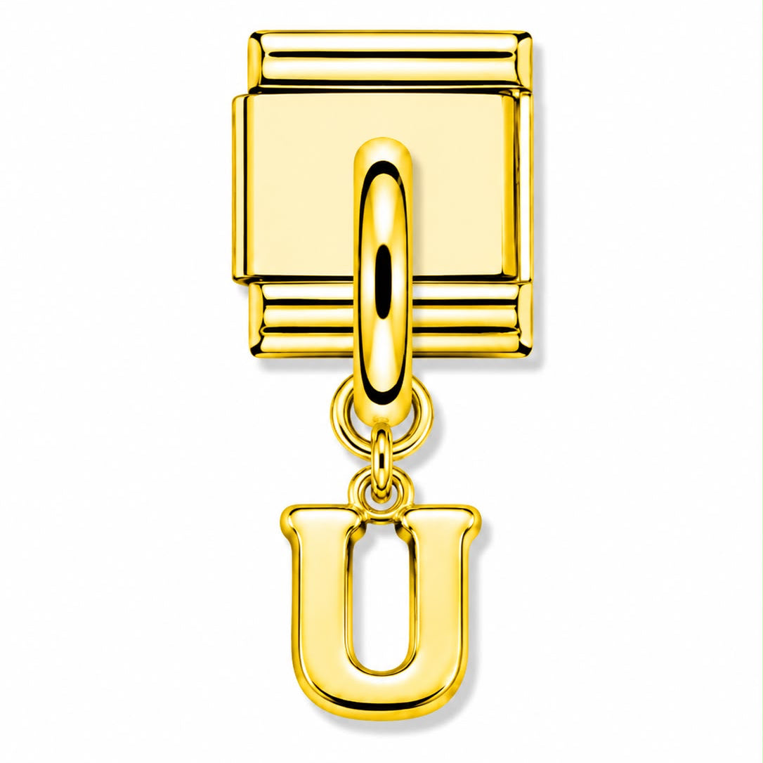 Letter U Gold
