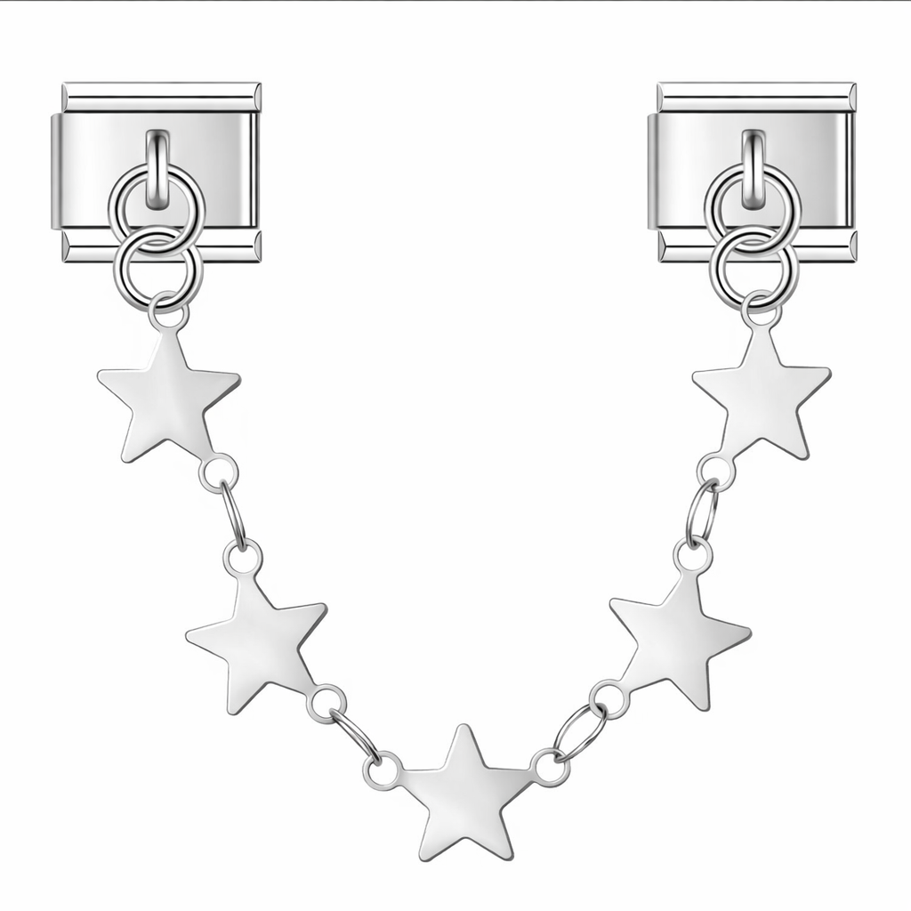Stars Silver chain