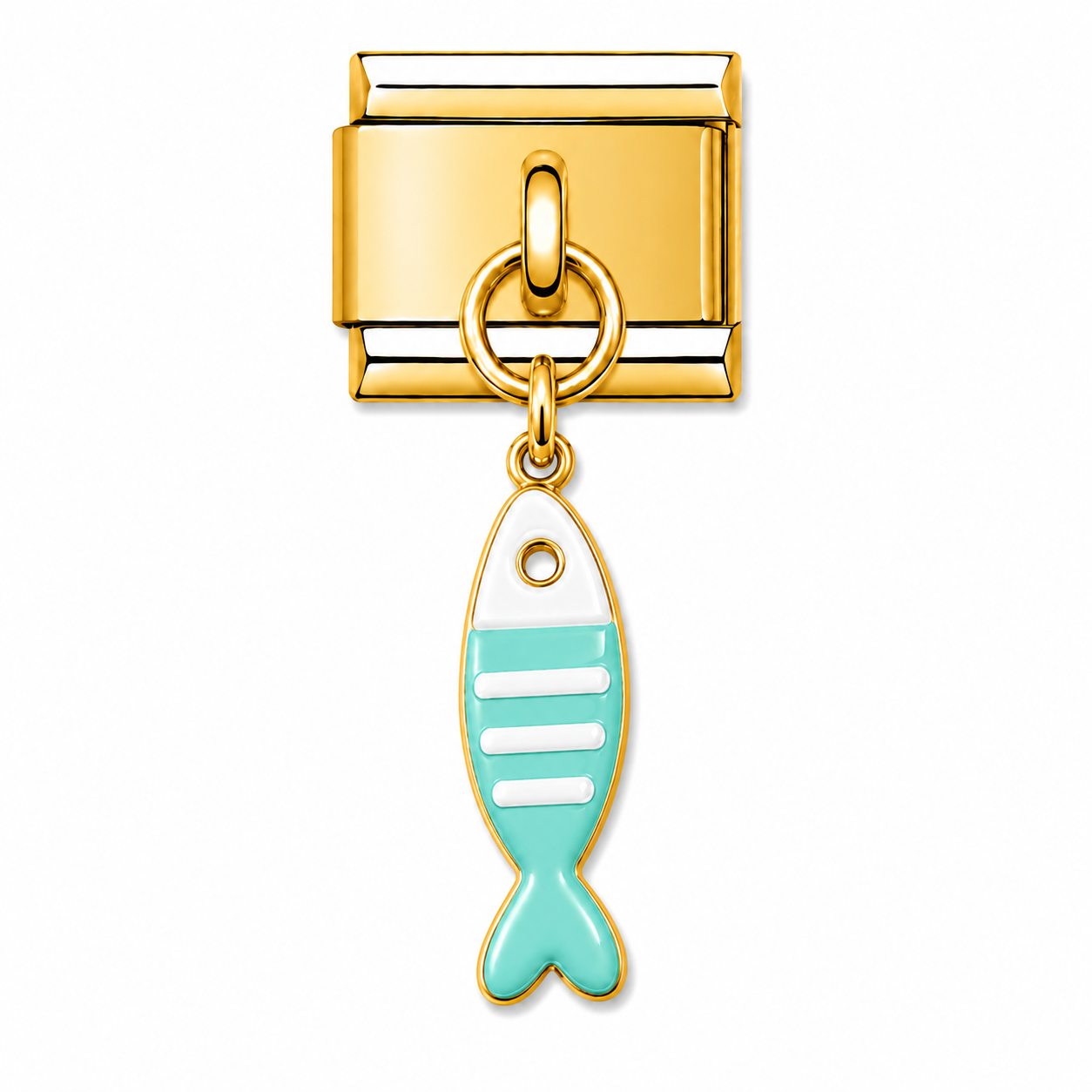 Gold blue fish